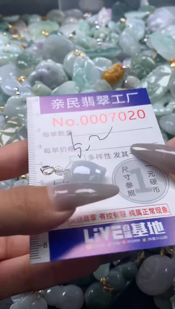 颈饰未镶嵌翡翠7020