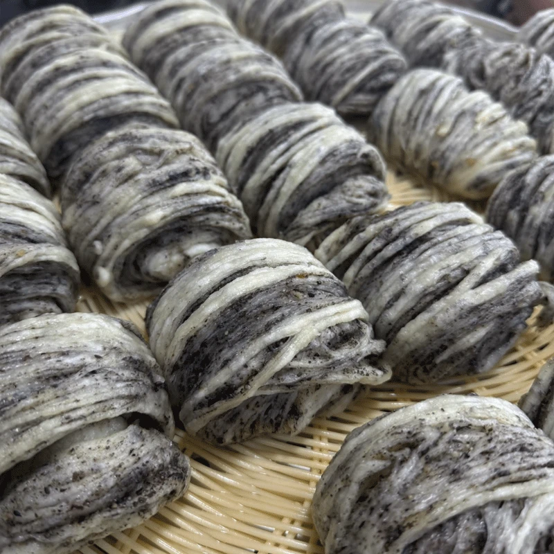 【露思同款】黑芝麻银丝卷花卷早餐主食手工速冻老式粗粮农家千层