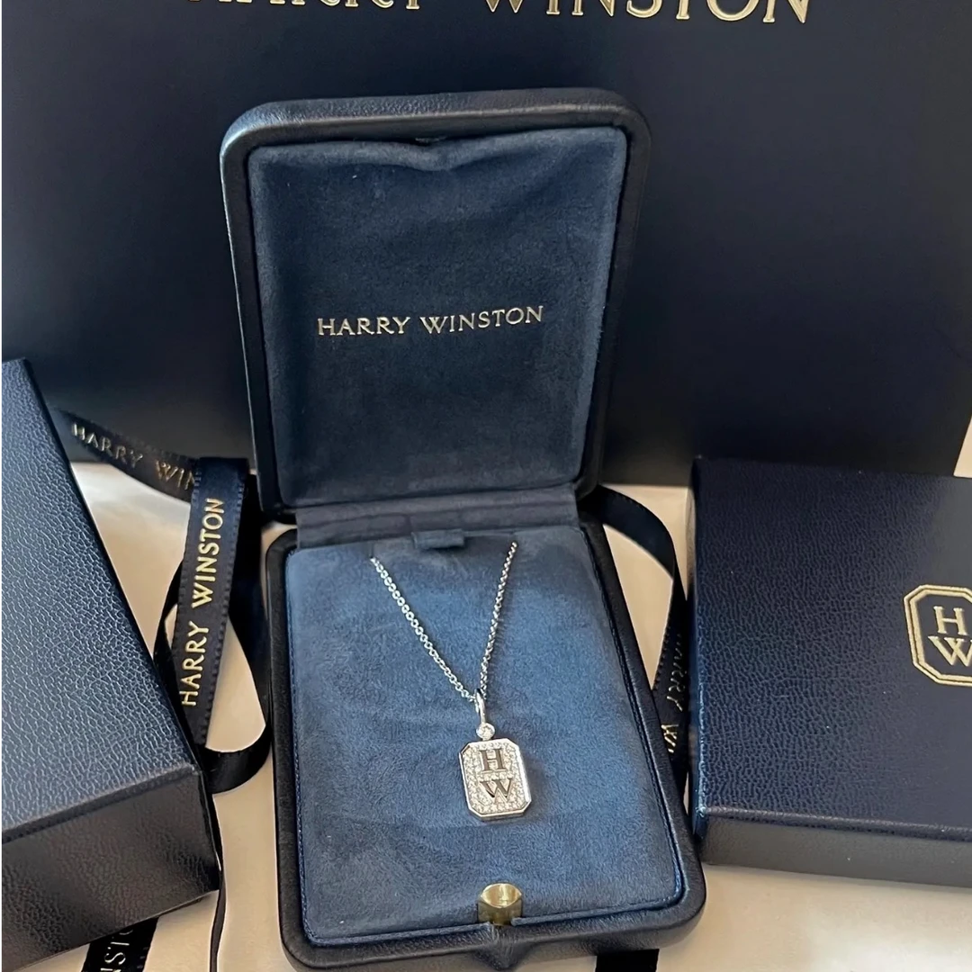99新 Harry Winston/海瑞温斯顿 珊珊专属 钻石 香水瓶大号项链