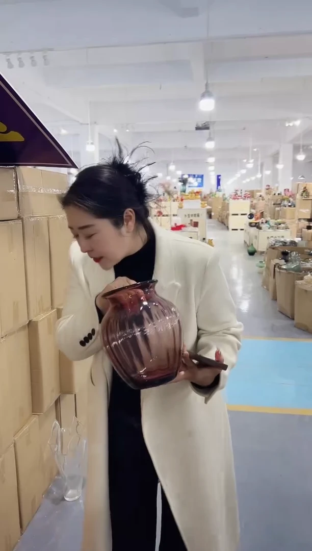 【闪购商品】玻璃花伴你花瓶-微瑕-CPGA8