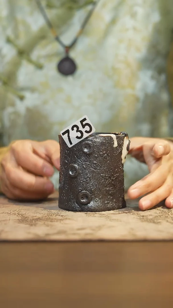 陶瓷茶器茶具主人杯735微瑕