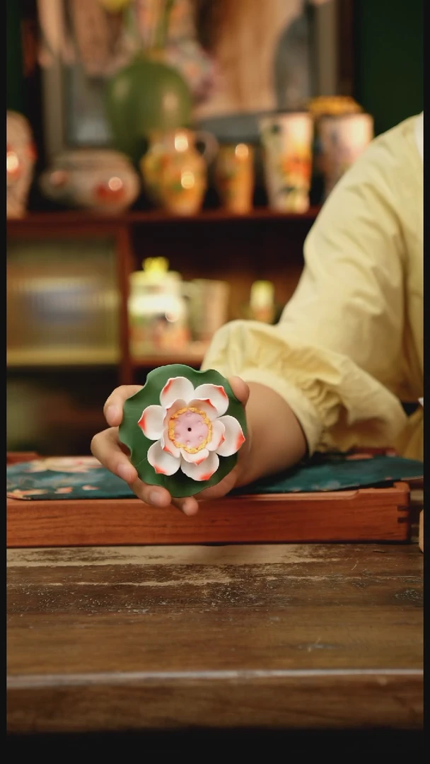 瓷片景德镇纯手工釉下彩精品茶具水杯