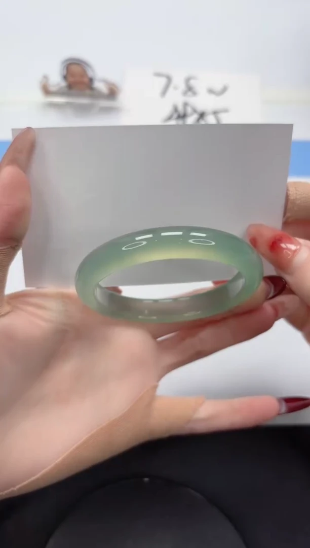 【闪购商品】石英质玉手镯未镶嵌A143-54.1