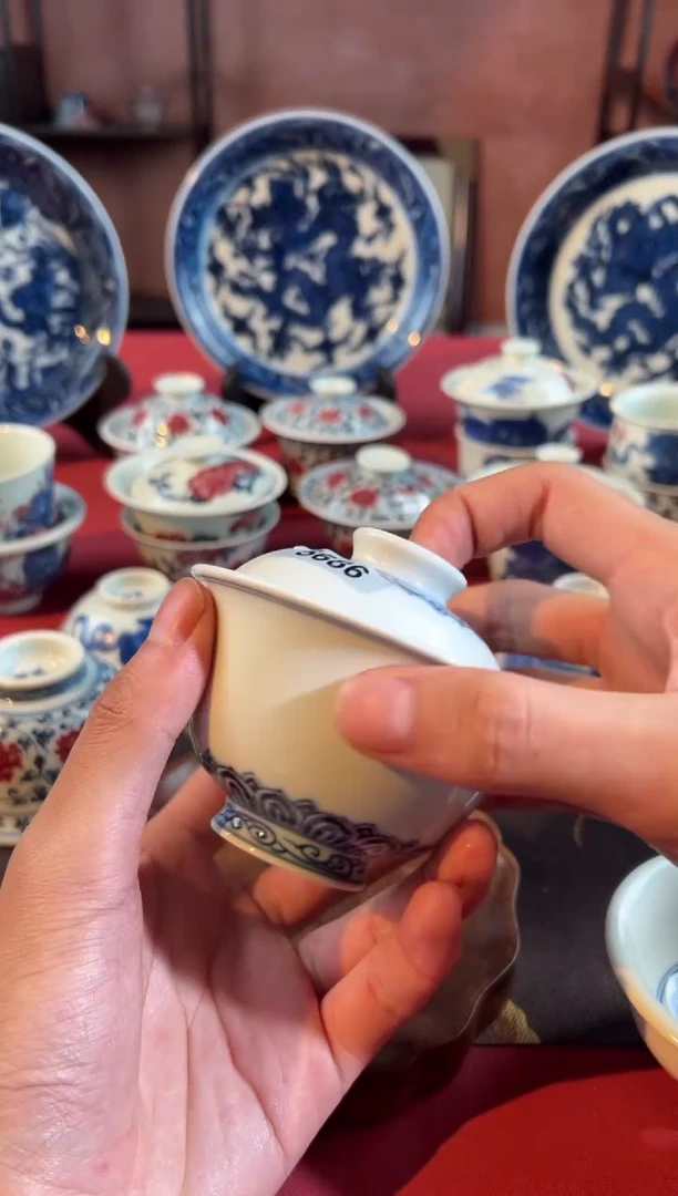 摆件陶天禄言瓷手工手绘茶器5686