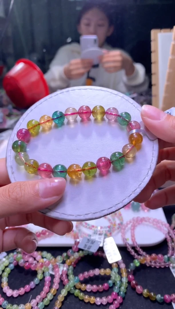 未镶嵌手串碧玺A103【天然碧玺】