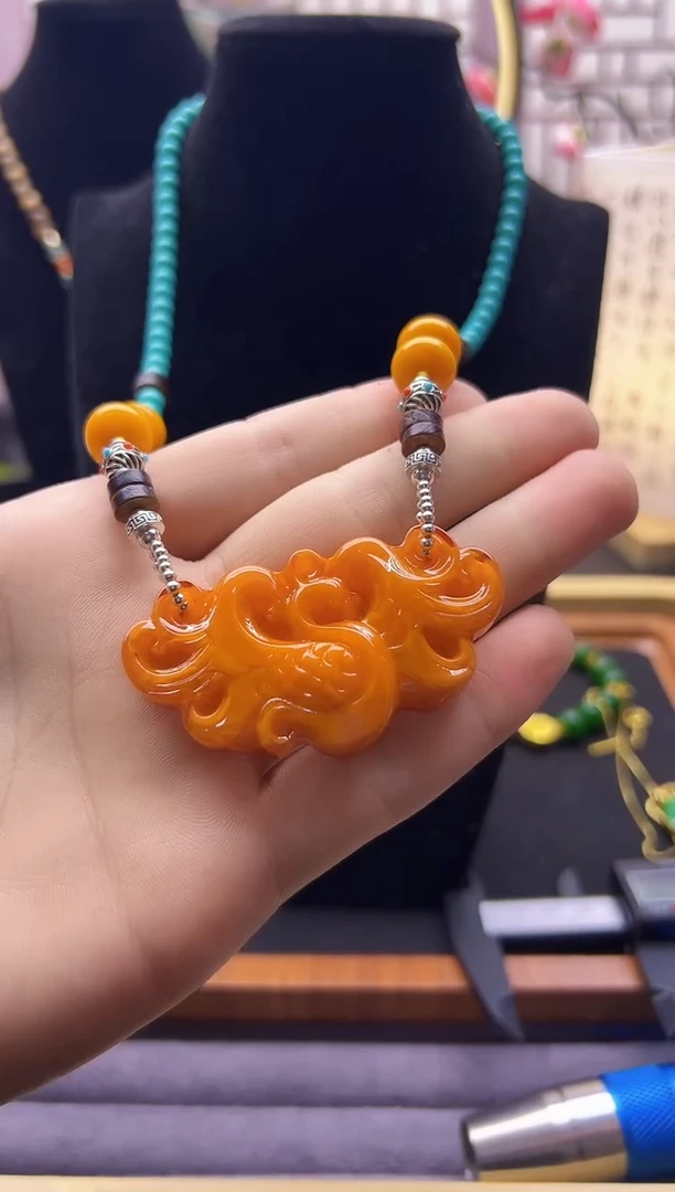 【闪购商品】蜜蜡手链银S925镶嵌X333