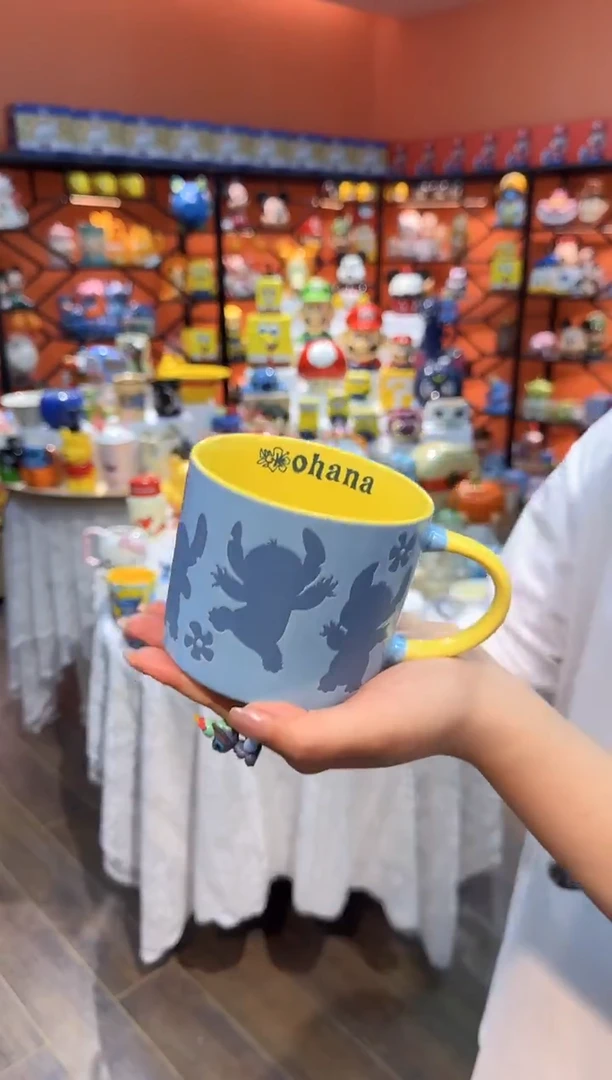 瓷片@@陶瓷杯史迪仔杯子