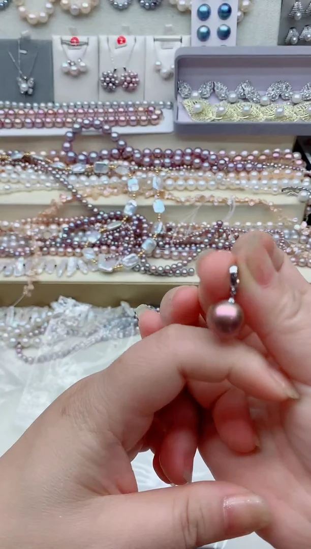 吊坠(不含链)未镶嵌淡水珍珠卷*（非无瑕）