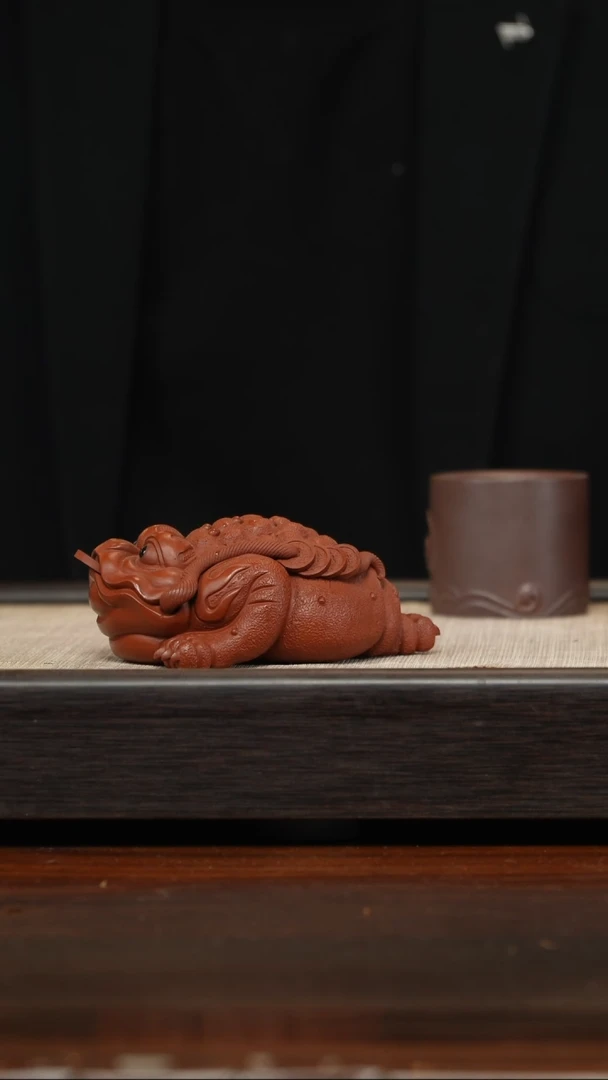 【闪购商品】紫砂茶壶大号金蟾