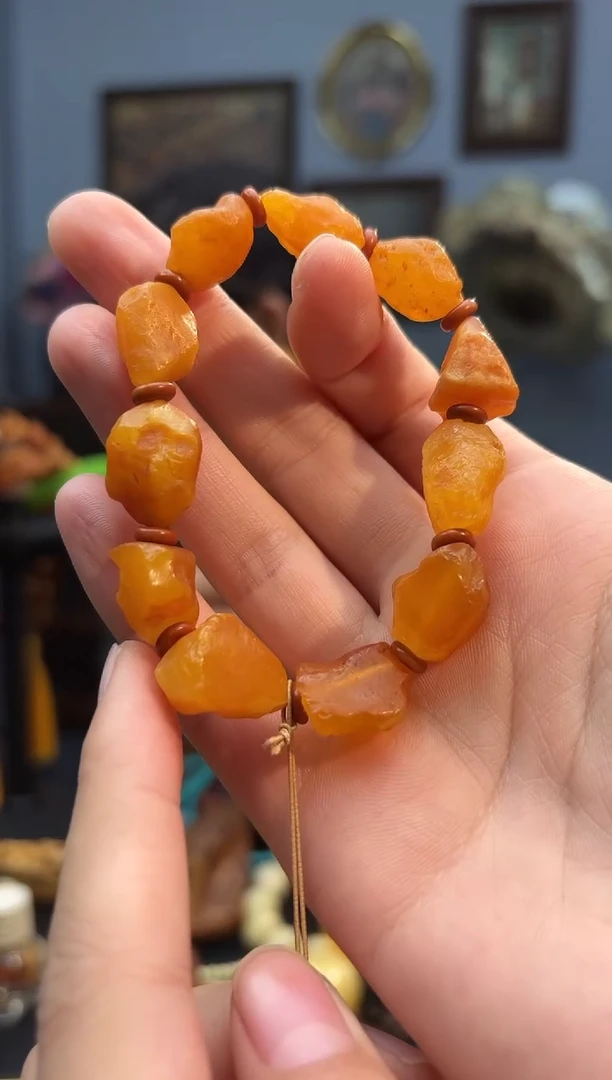 手串琥珀未镶嵌手串