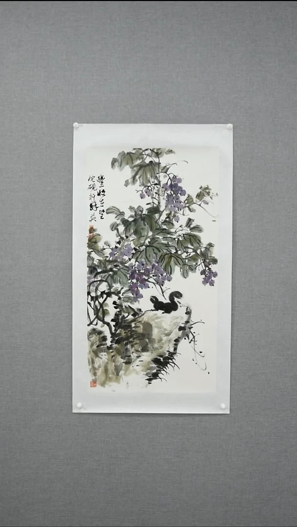 【闪购商品】绘画周苏英-花鸟-4平尺-03