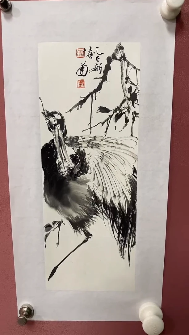 国画剑****ᝰ秦少甫国画扇子福利