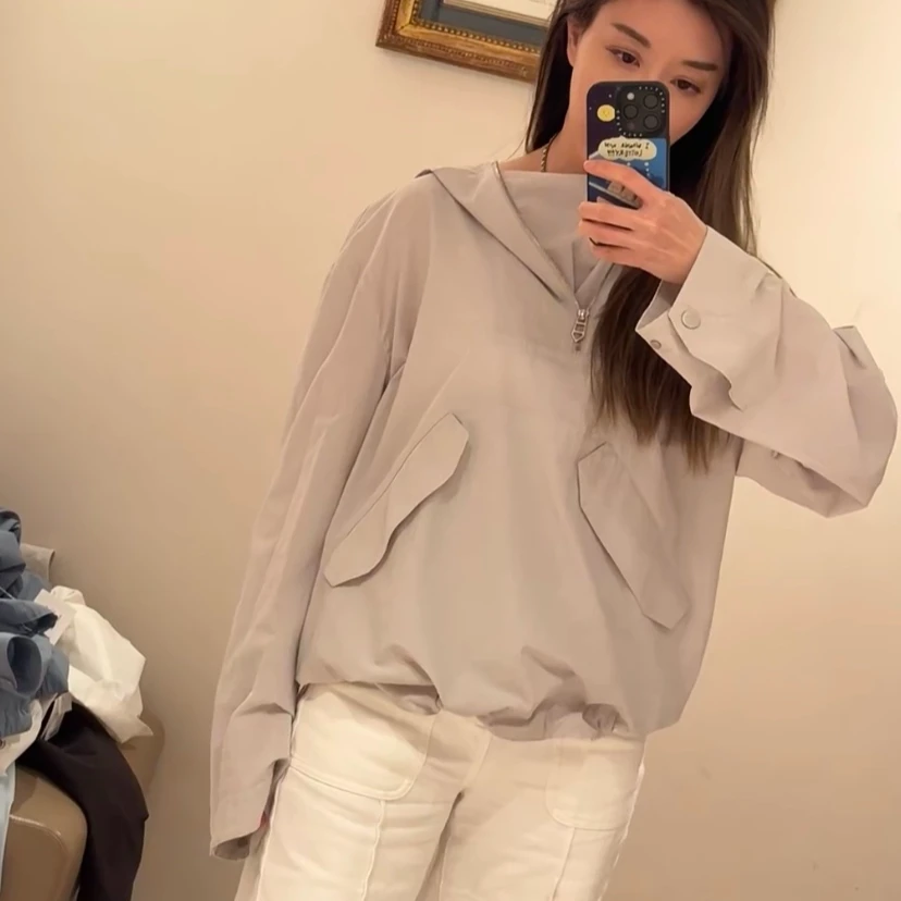 未使用 Hermes/爱马仕 连帽休闲外套/尺码48/LH009378