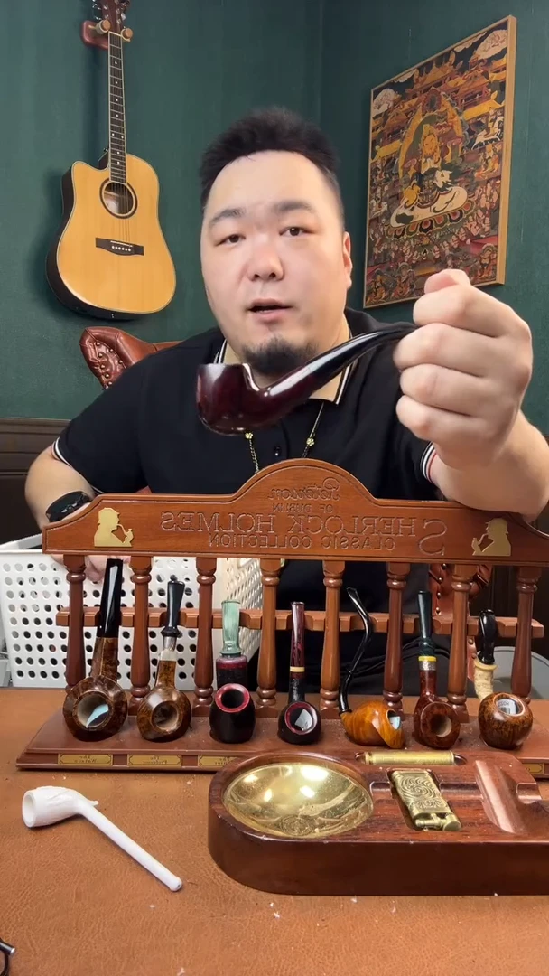 石楠木木雕款意大利进口石楠木烟斗