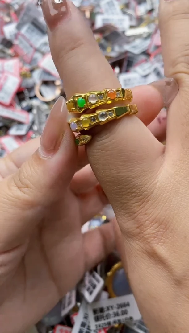 【闪购商品】翡翠戒指银S925镶嵌111111---7