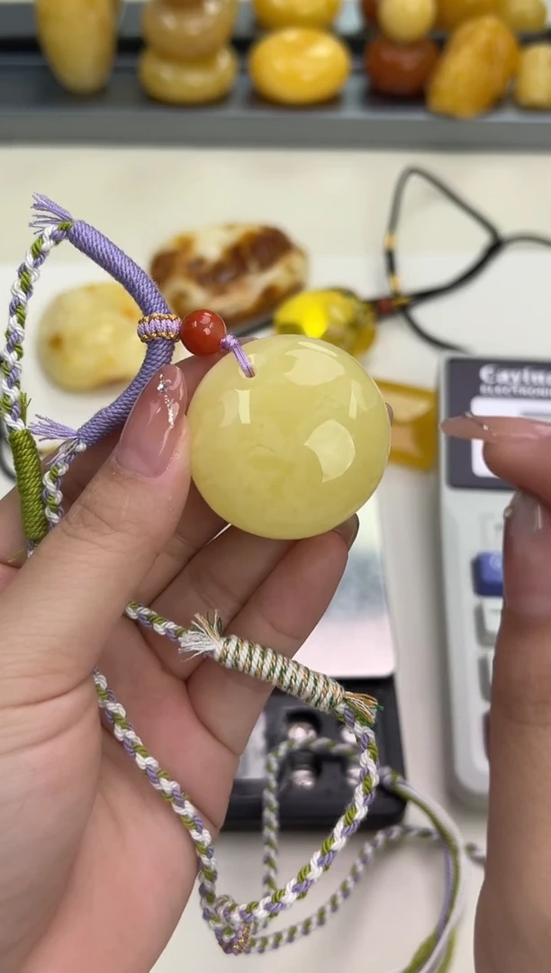裸石琥珀未镶嵌琥珀蜜蜡吊坠