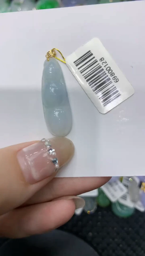 【闪购商品】翡翠颈饰18K金镶嵌222222222