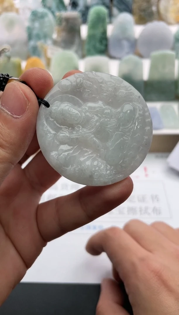 【闪购商品】翡翠颈饰未镶嵌..../1/21/ 39