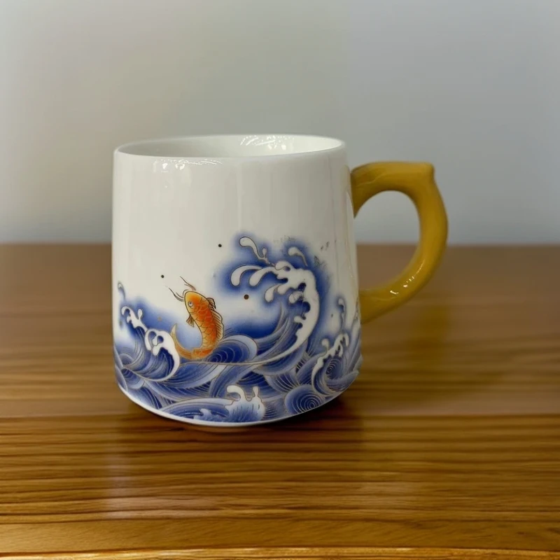 HB   C06   青花办公杯（代拍链接）