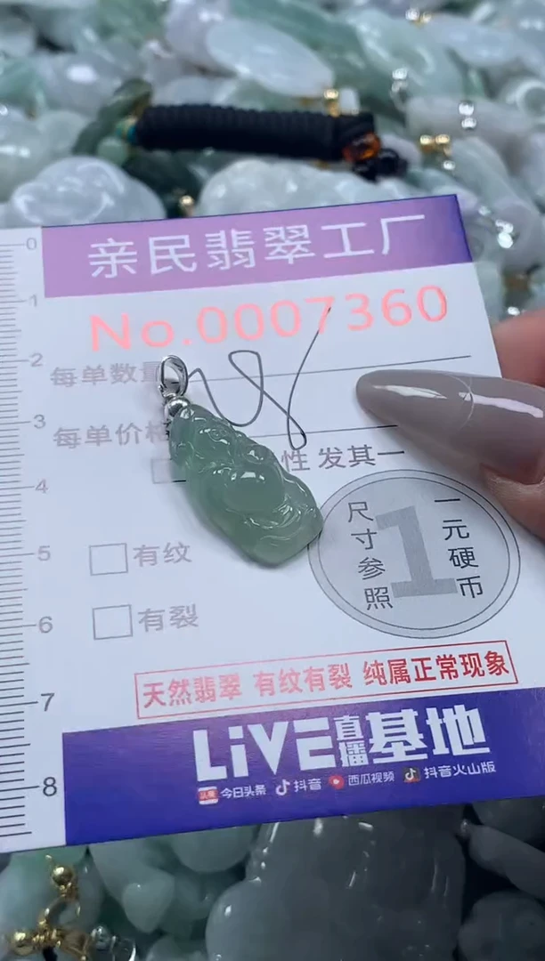 颈饰未镶嵌翡翠7360