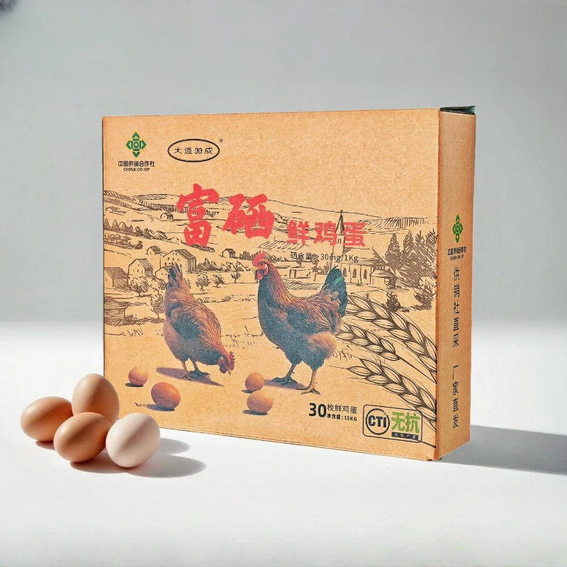 富硒鲜鸡蛋30枚做早餐鲜鸡蛋F515