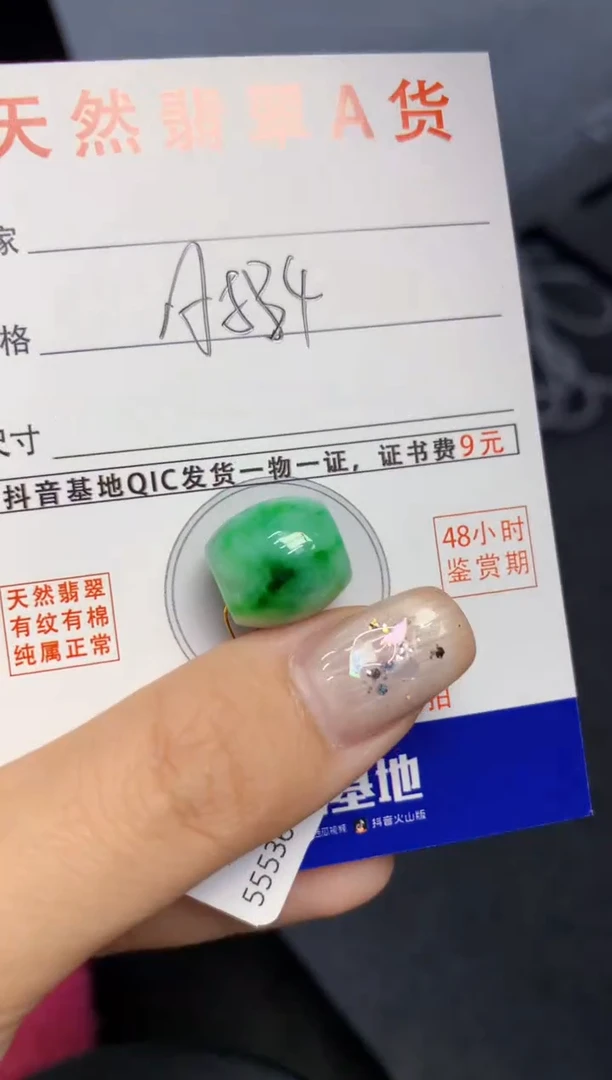 颈饰未镶嵌翡翠天然缅甸A货翡翠百元以上9元证书费自理