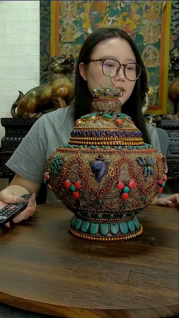 铜像造像铜造像造像财神罐