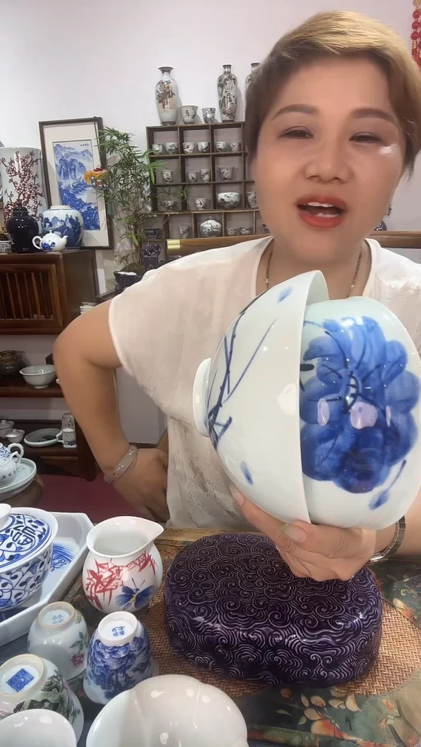 华景德镇手工手绘品牌窑口陶瓷产品