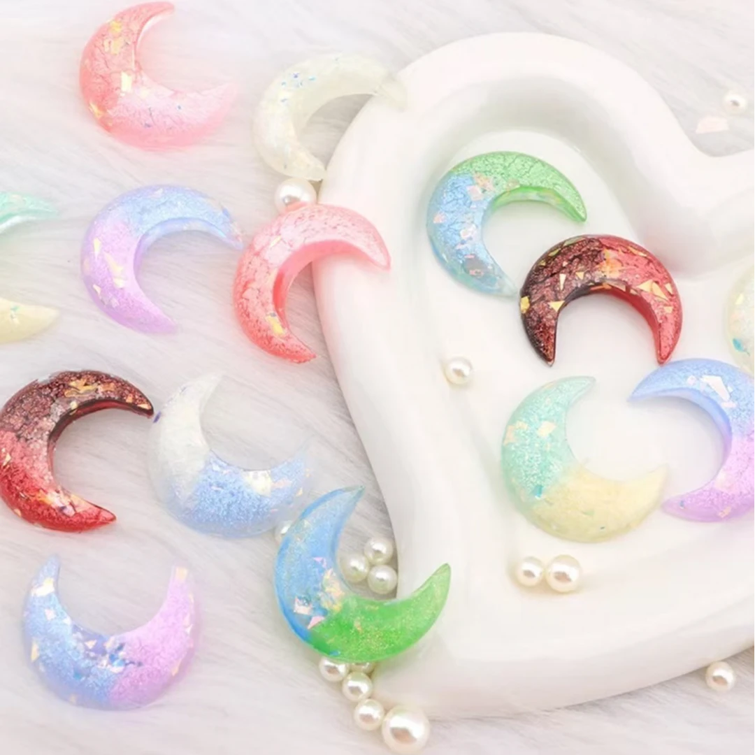 【丹丹专属】直播拆夜光悬浮萤火虫月亮树脂diy饰品