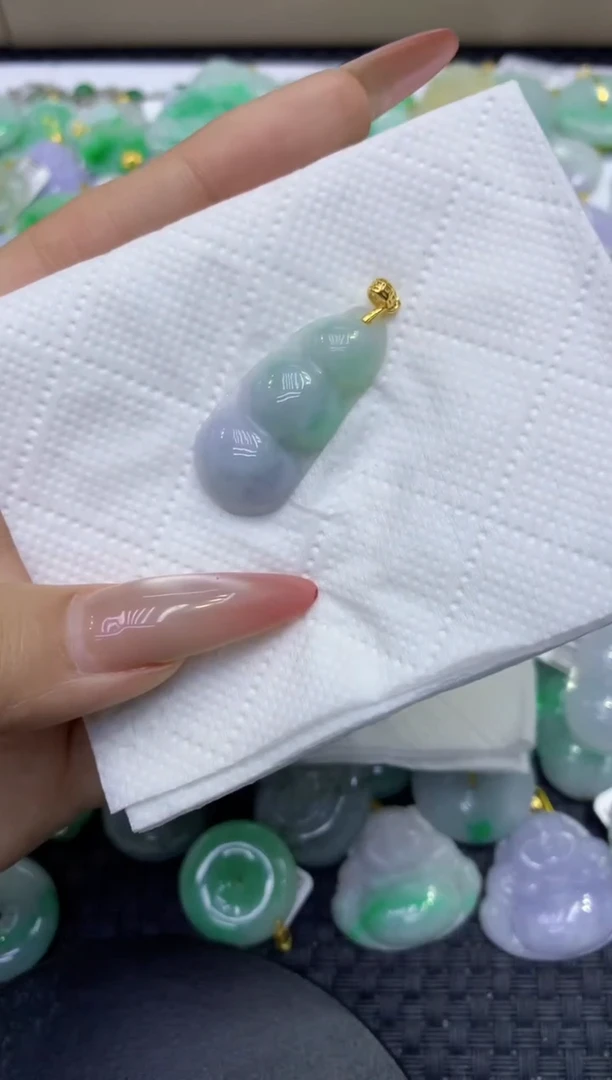 颈饰未镶嵌翡翠天然缅甸A货翡翠