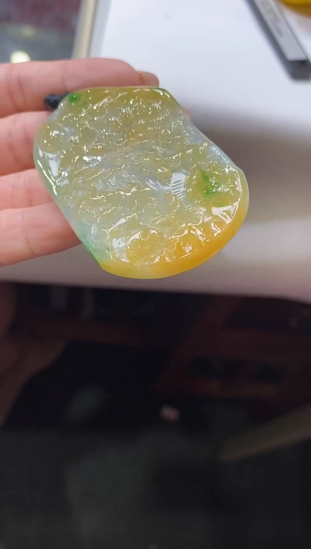 吊坠(不含链)未镶嵌翡翠牌件