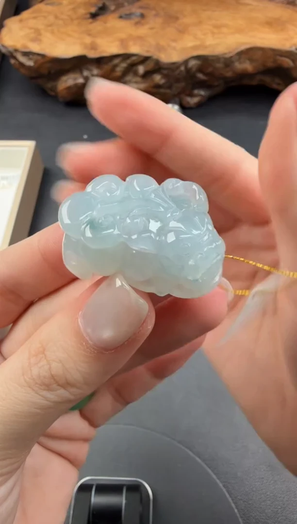 吊坠(不含链)未镶嵌翡翠翡翠饰品-38