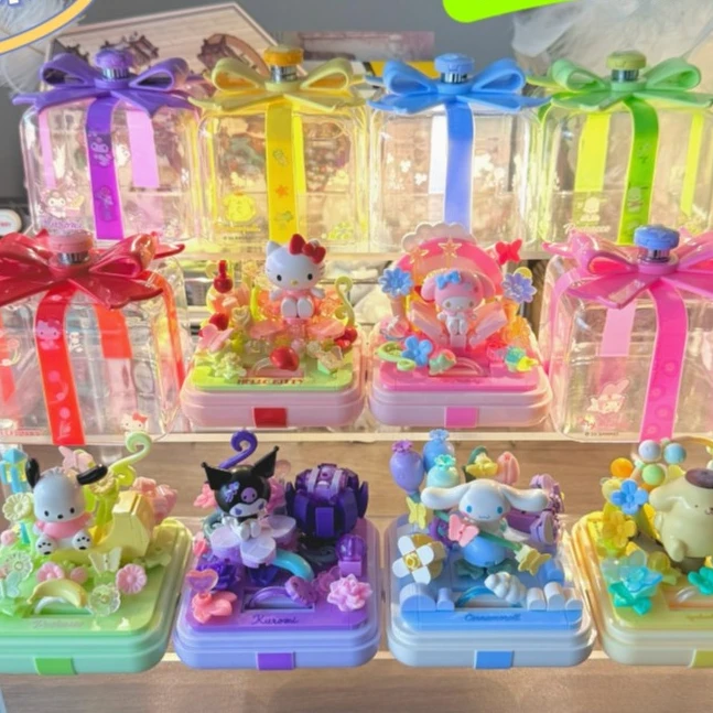 【维霓】月光社kt猫积木戒指盒积木拼搭送女生礼物情人节礼物