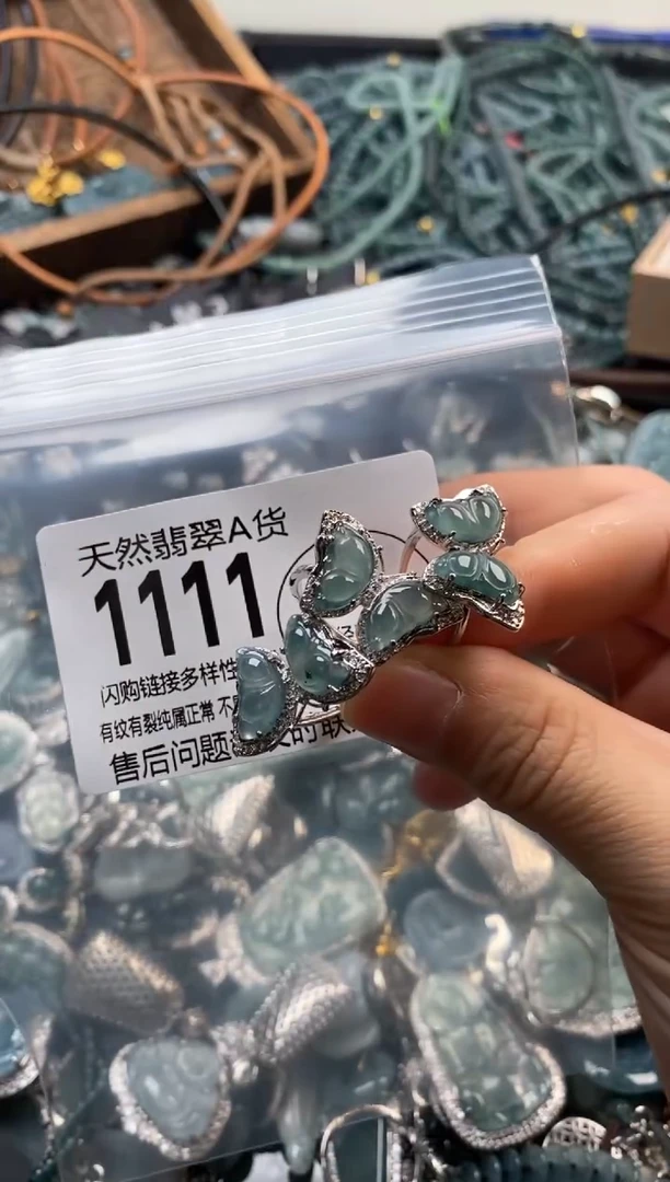 翡翠未镶嵌颈饰多样性发其一1111