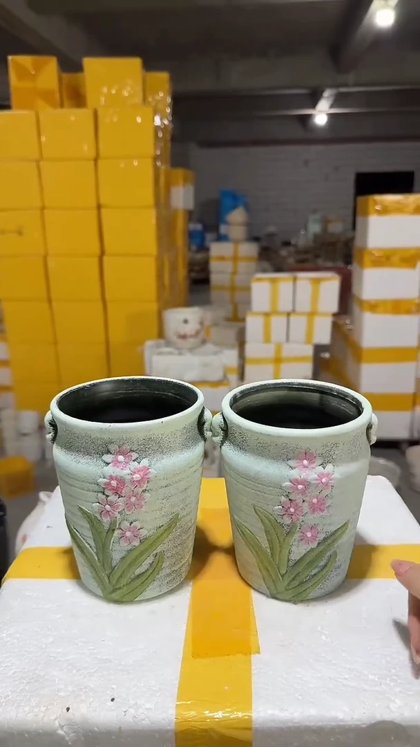 高温陶瓷花盆+Q520