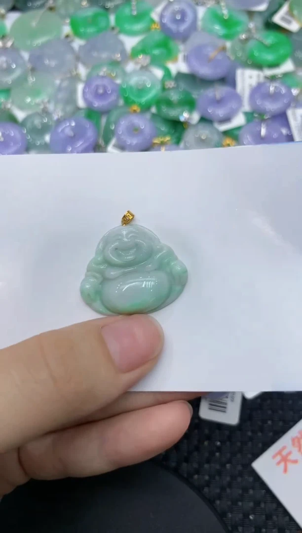 【闪购商品】翡翠颈饰18K金镶嵌1111111111