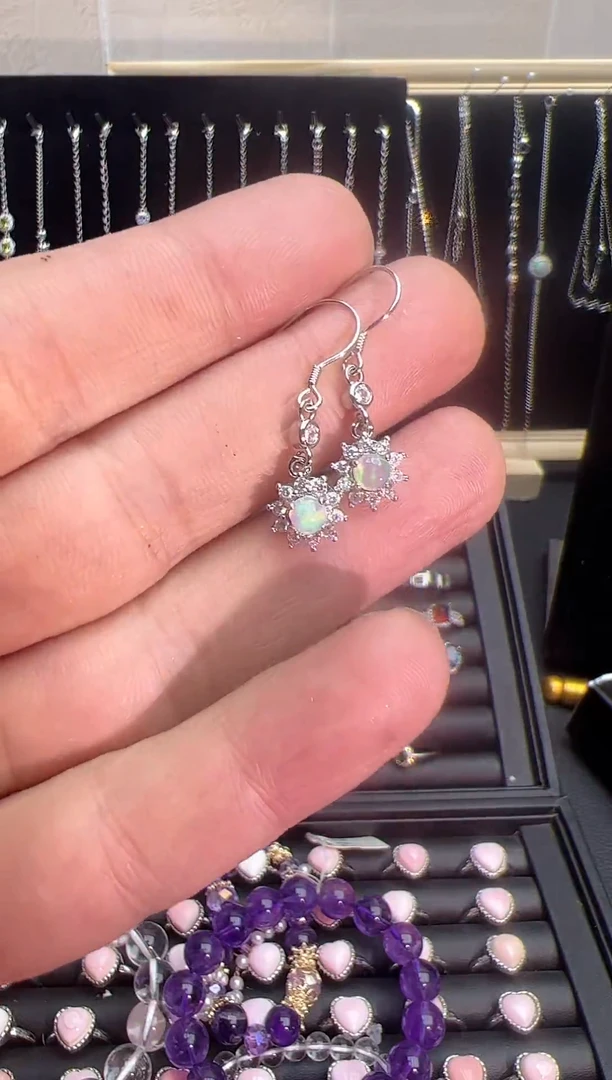 【闪购商品】欧泊珠宝奇石银S925镶嵌0000