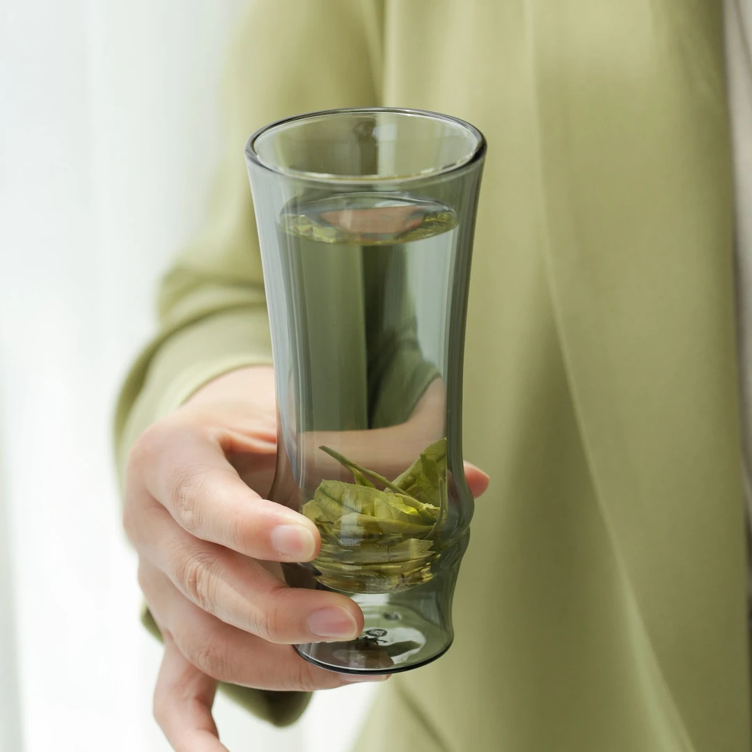 禾器大君雅杯高硼硅玻璃个人杯茶具耐高温泡茶绿茶杯容量300ml