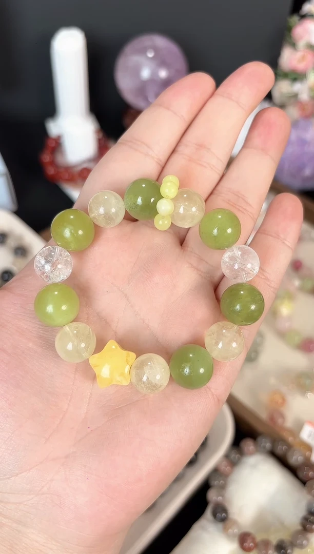 未镶嵌手串水晶水晶岫玉