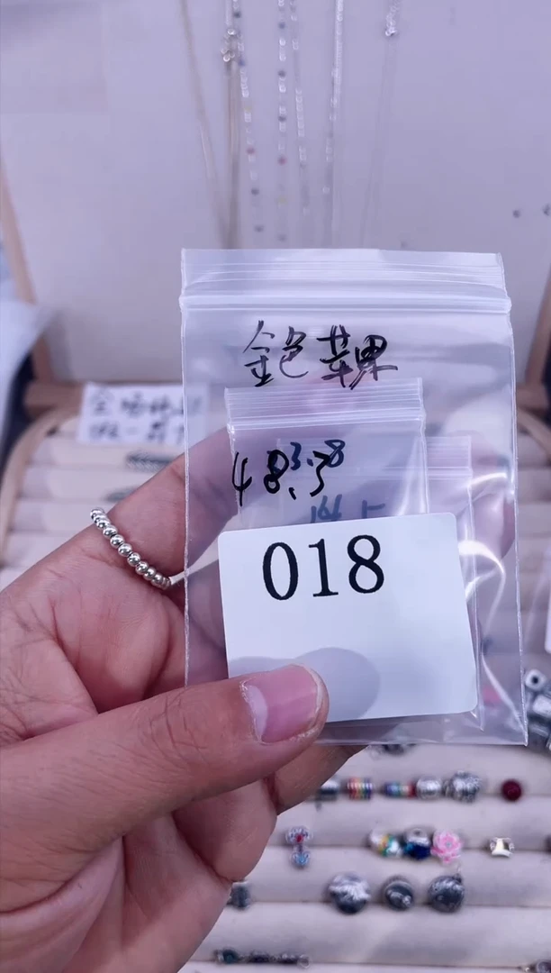 无足银金***果纯银配件018