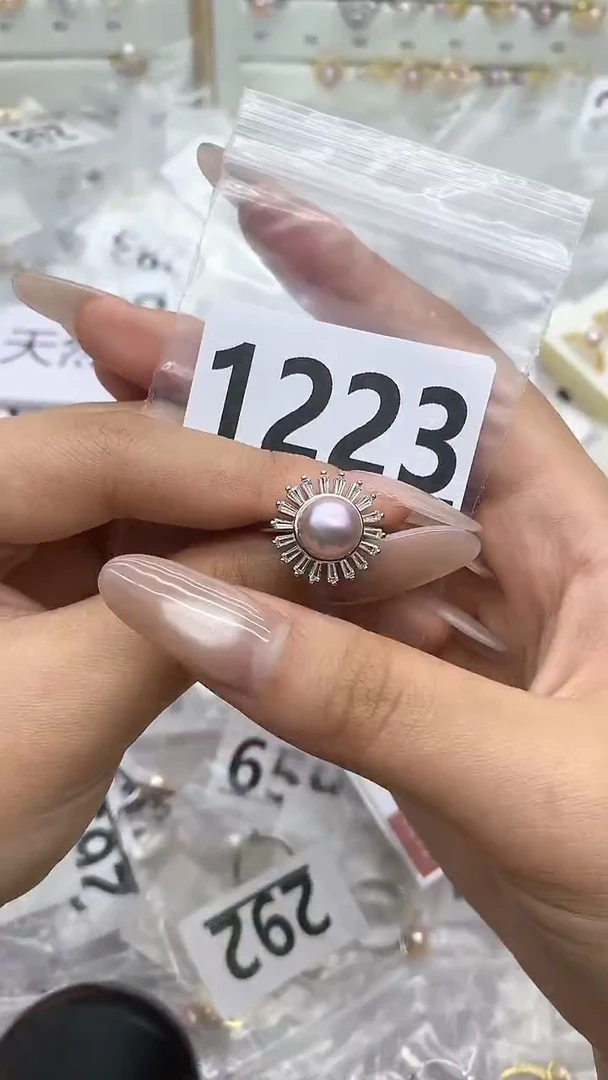 合金珠宝奇石淡水珍珠1223