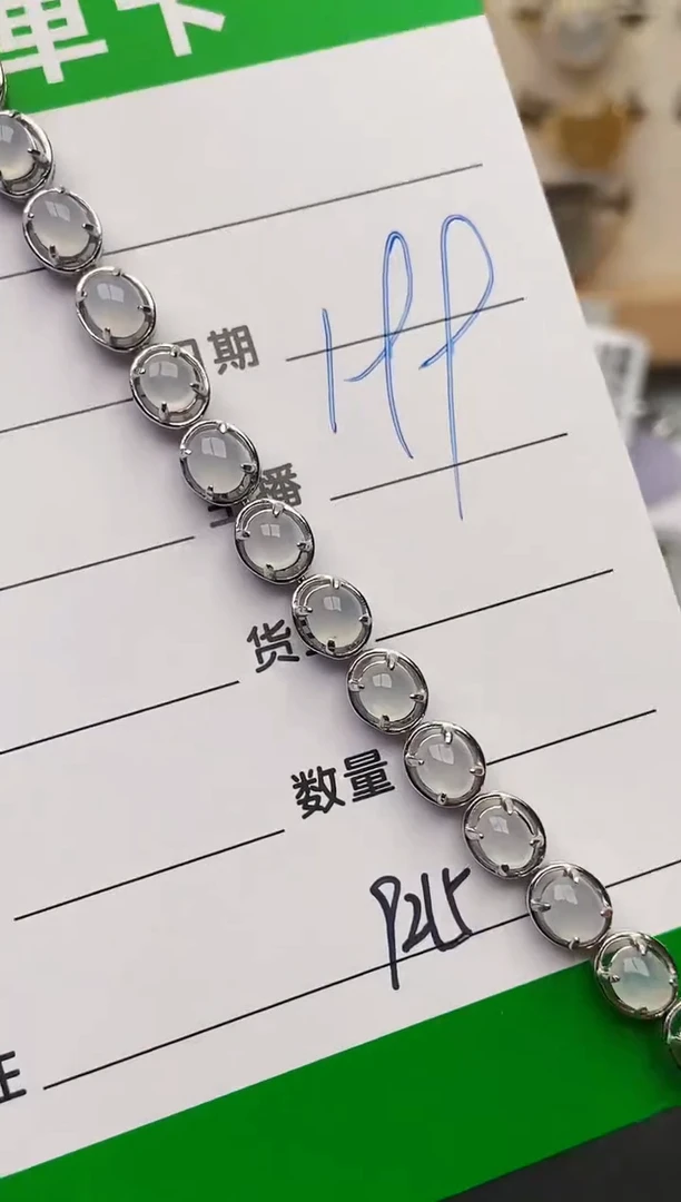 颈饰银S925镶嵌翡翠9215