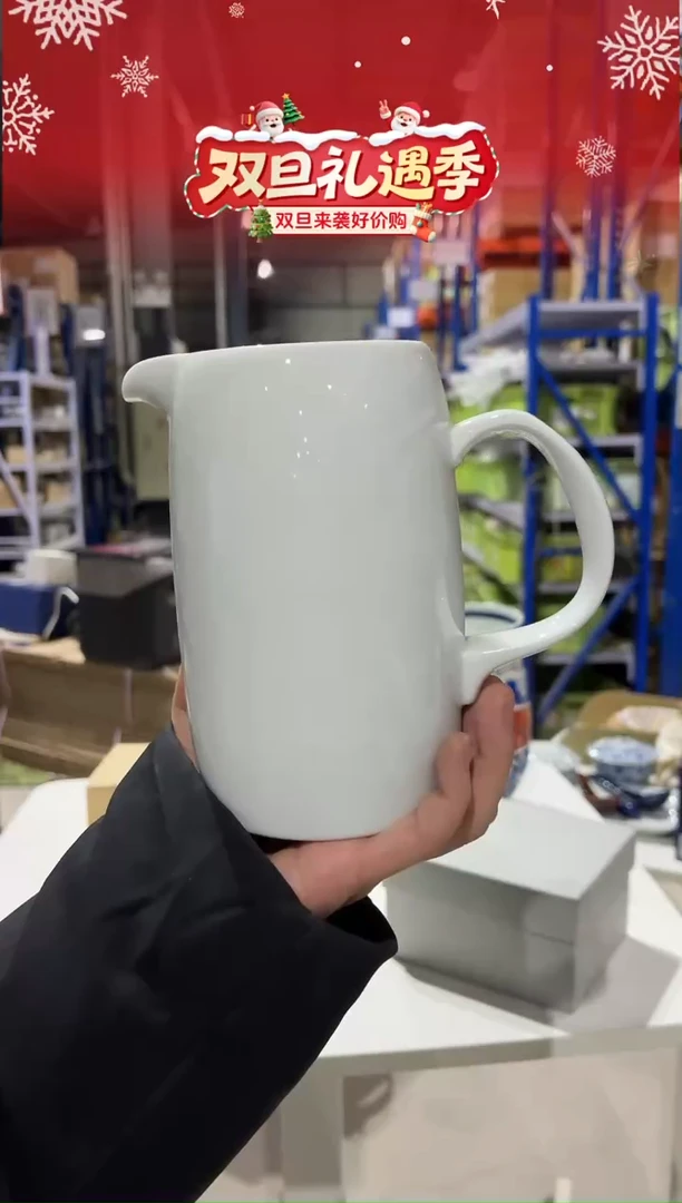 瓷白山　エスライン　ジャグＬ 白磁