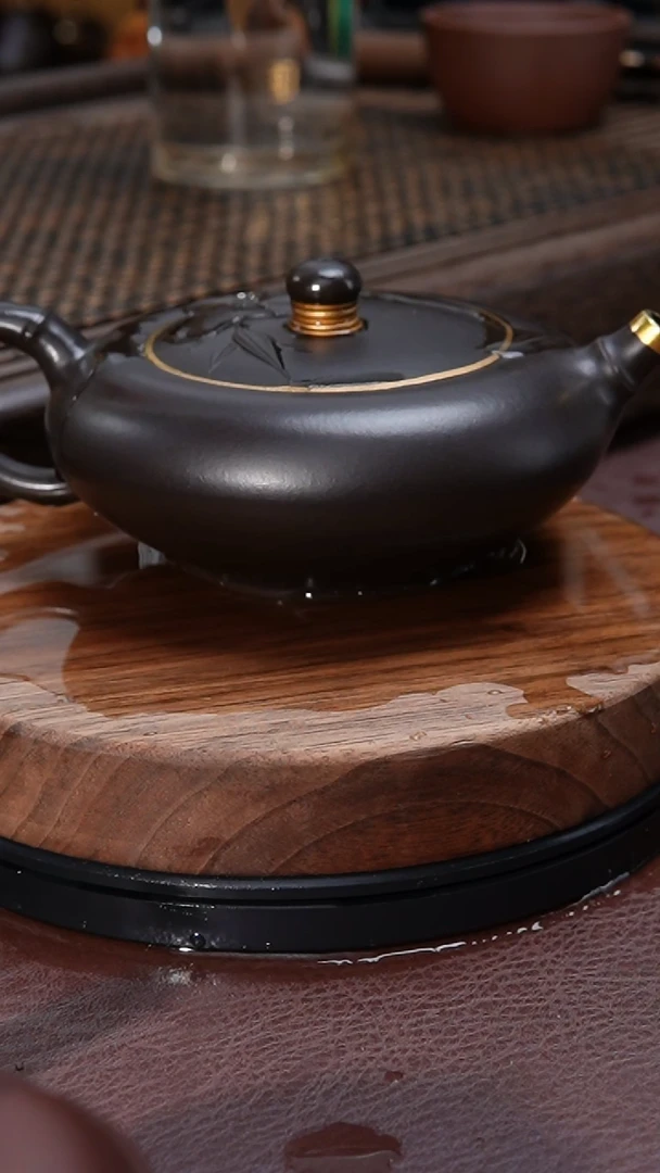 【闪购商品】紫砂茶壶描金花器宫灯紫砂壶