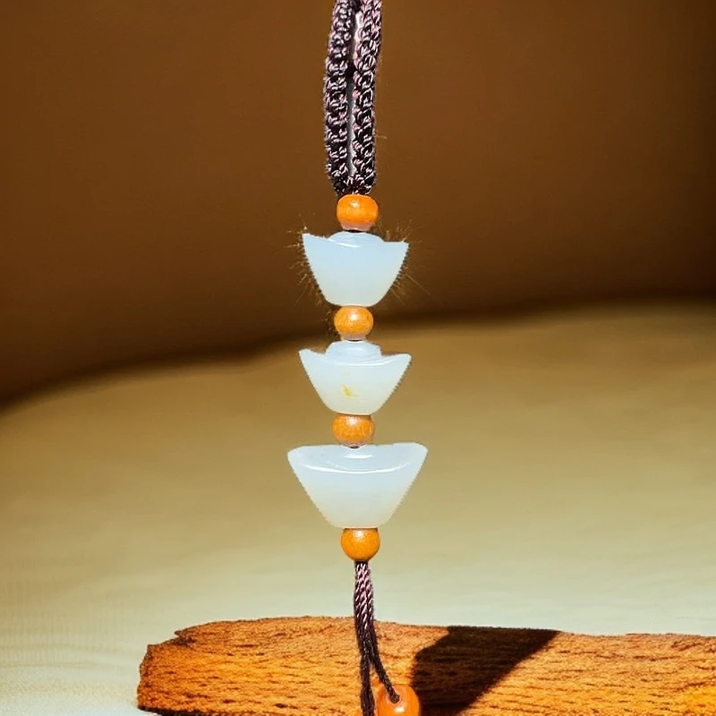 和田玉车挂未镶嵌