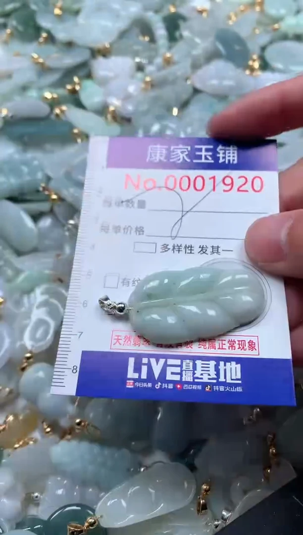 【闪购商品】翡翠吊坠(不含链)未镶嵌1920