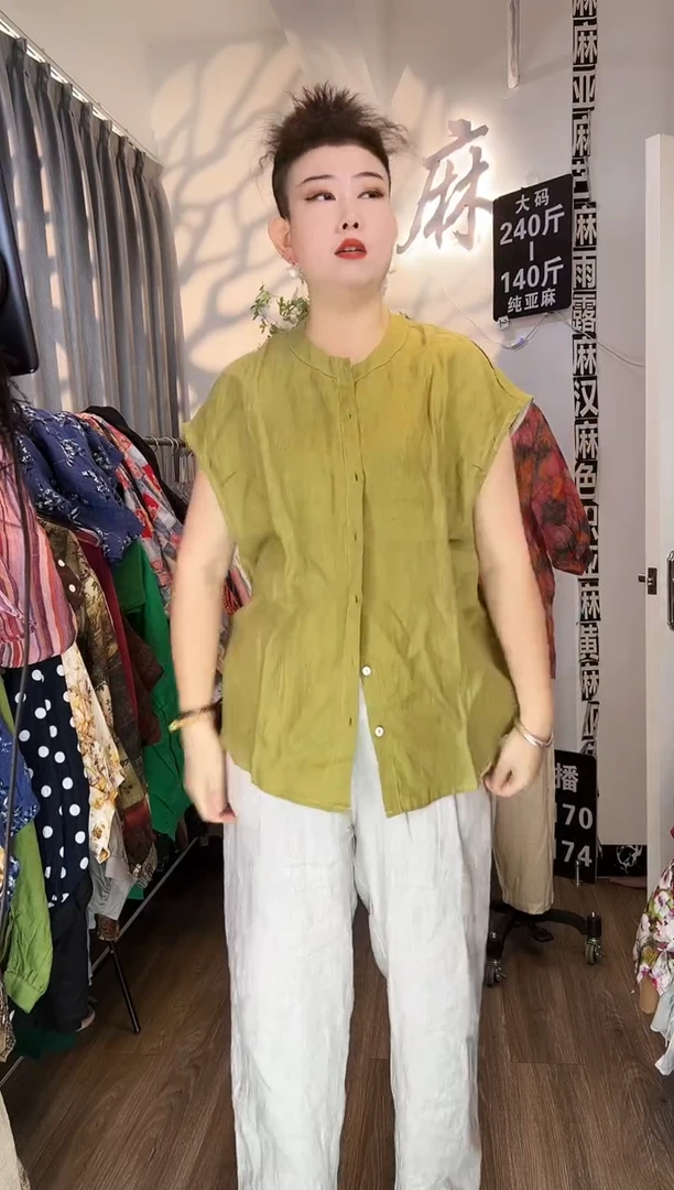 亚麻大码女装系列。