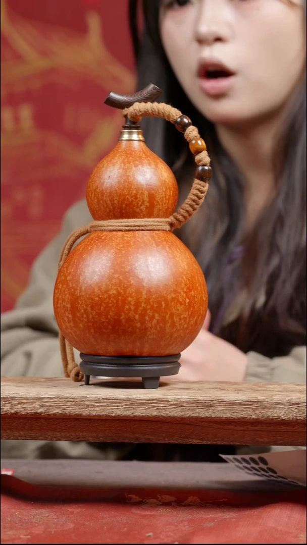 451号大漆真葫芦装热水装酒