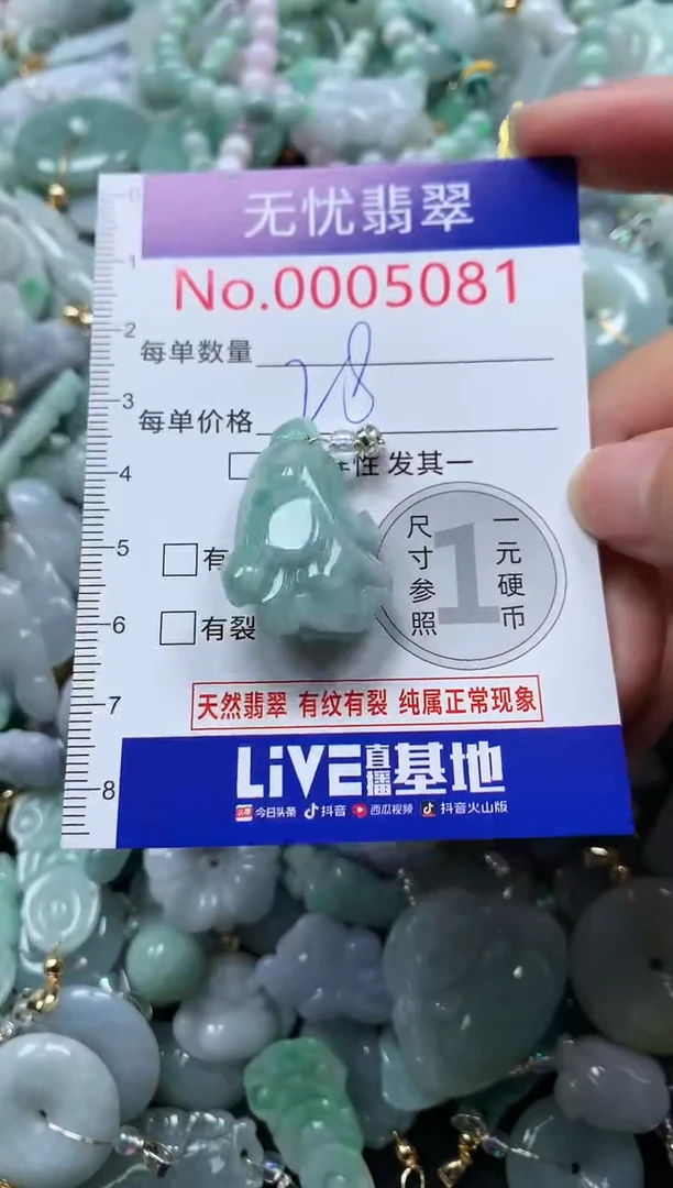 颈饰未镶嵌翡翠5081