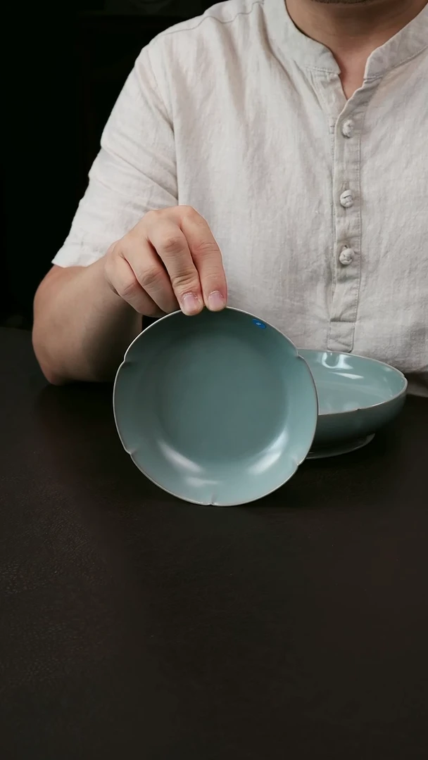 其他汝官窑小葵口洗8（简包）